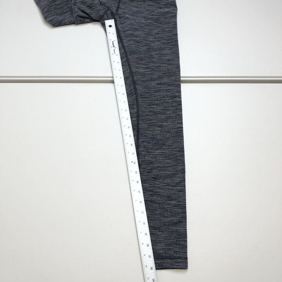 Lululemon Wunder Under Pant Women’s 8 Diamond Jacquard Space Dye Gray - Picture 4 of 6